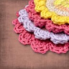 Pink Floral Coasters