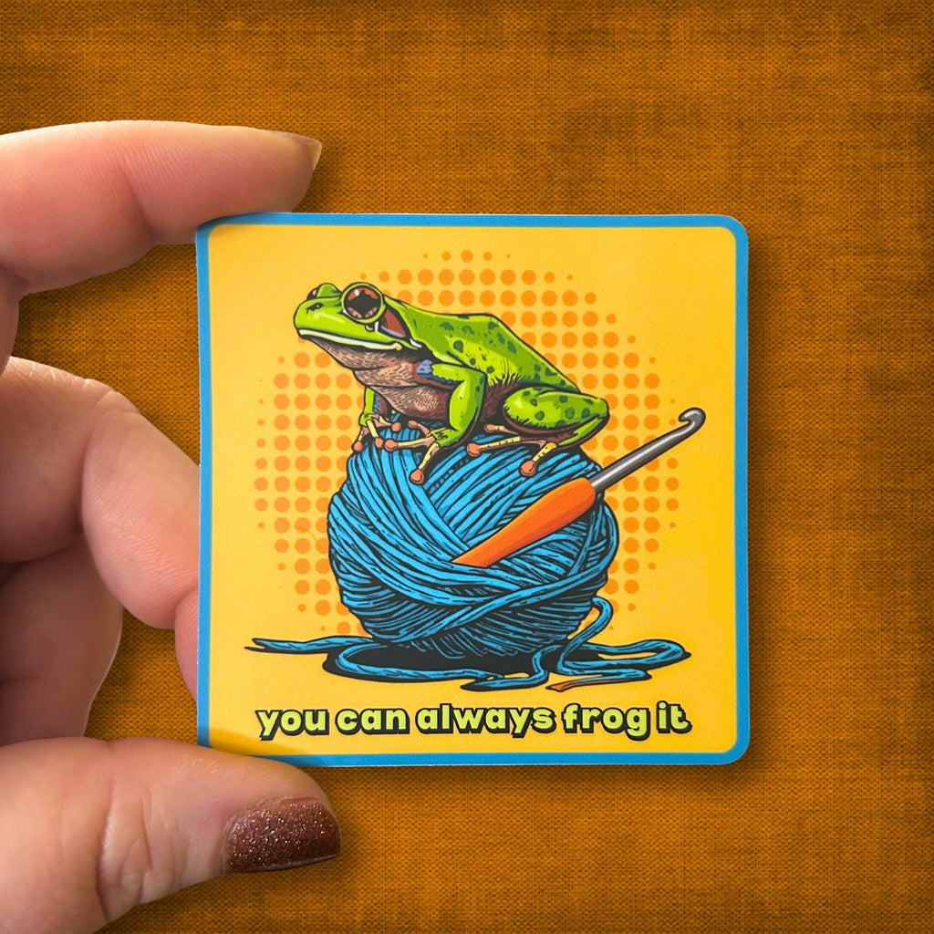 3" Matte Sticker Frog It