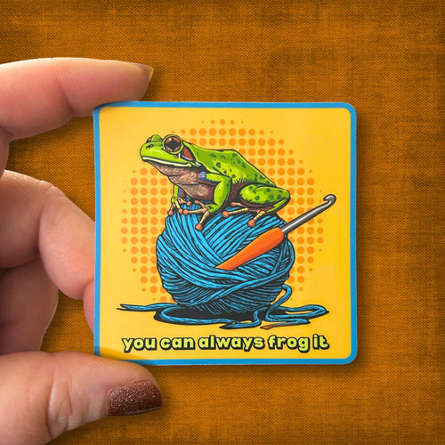3" Matte Sticker Frog It