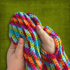 Adult L/XL Bright Wrist Warmers