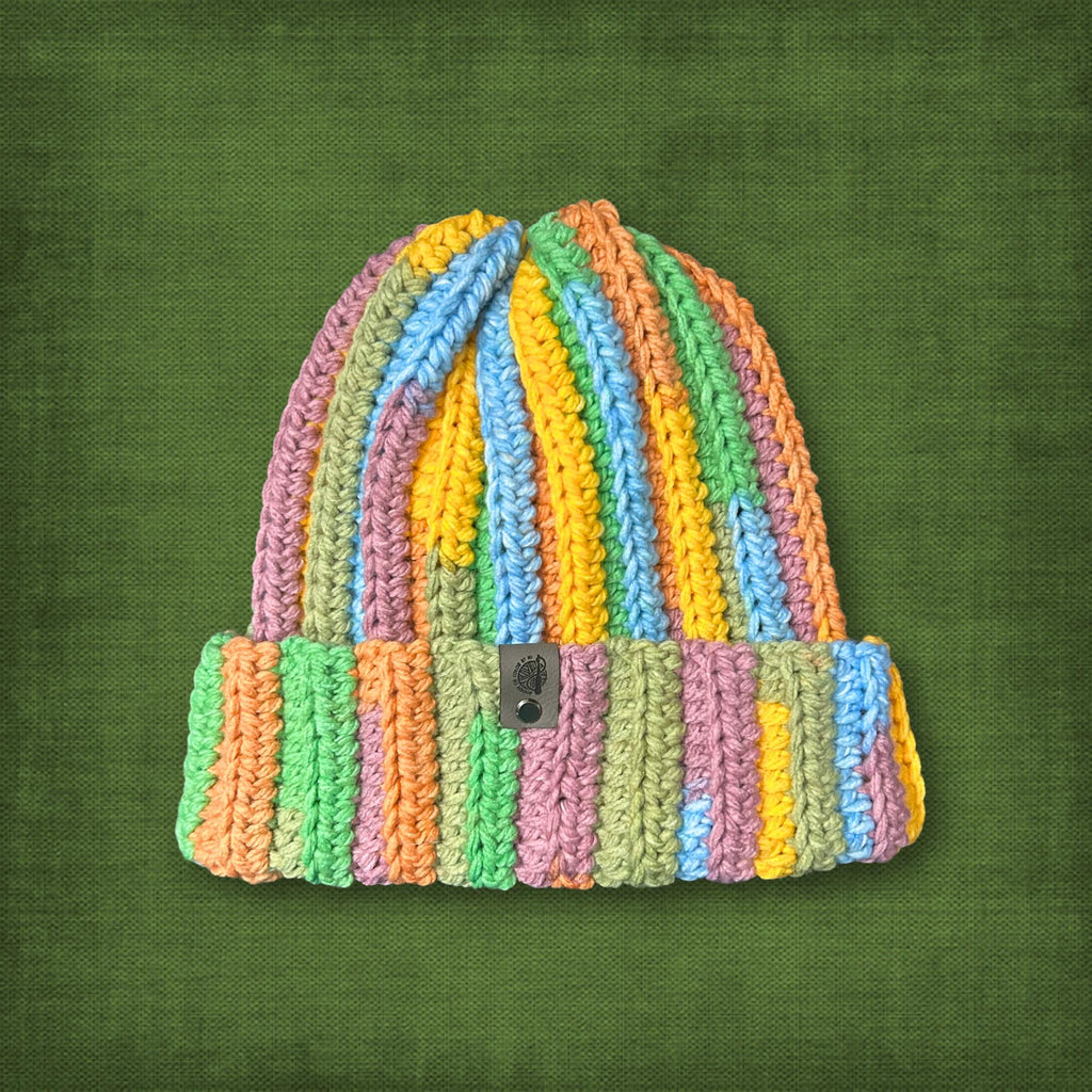 Adult L/XL Muted Rainbow Winter Foldable