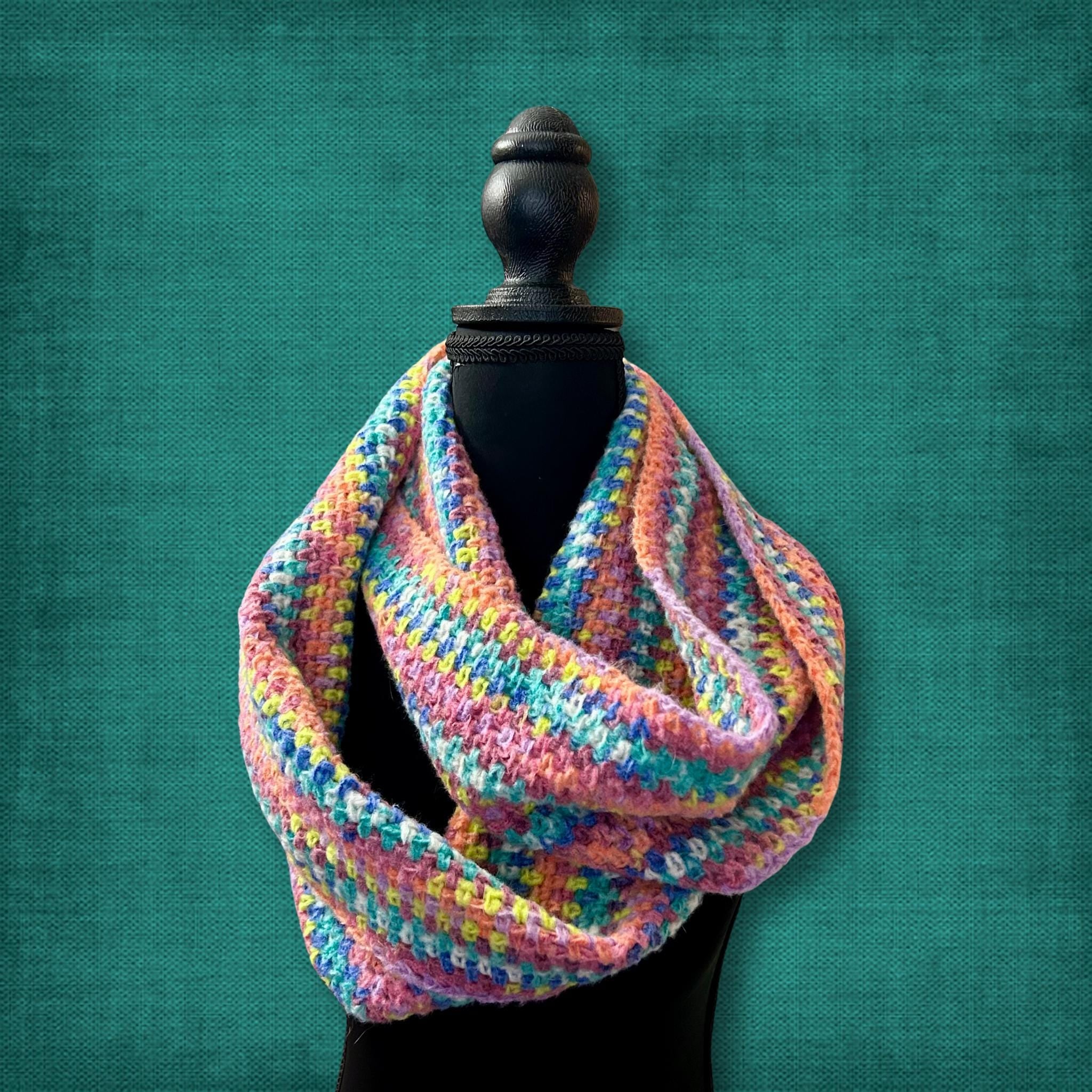 Softest Multicolor Infinity Scarf