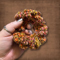 70’s Orange Velvet Scrunchie