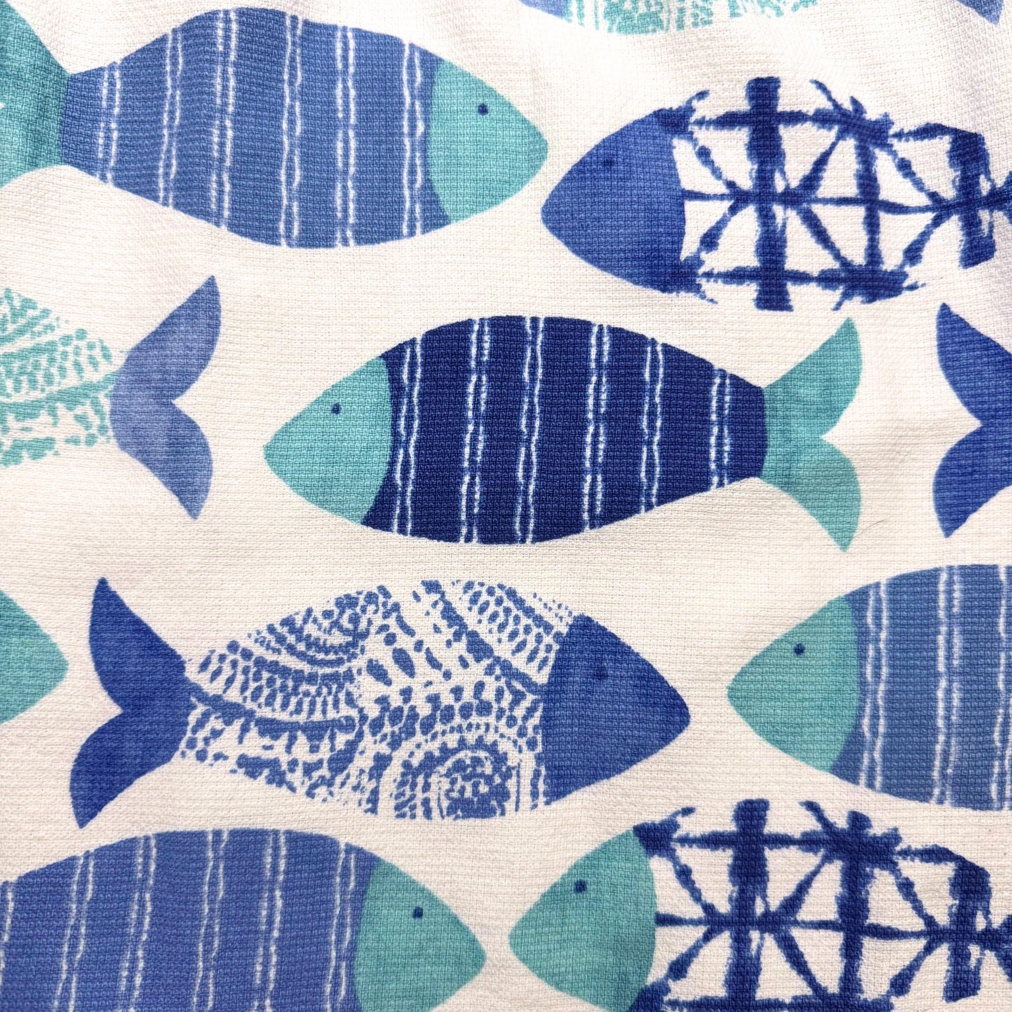 Blue Fish Kitchen Towel