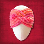 M/L Pink Lava Ear Warmer