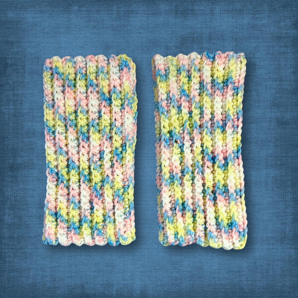 Adult L/XL Pastel Wrist Warmers