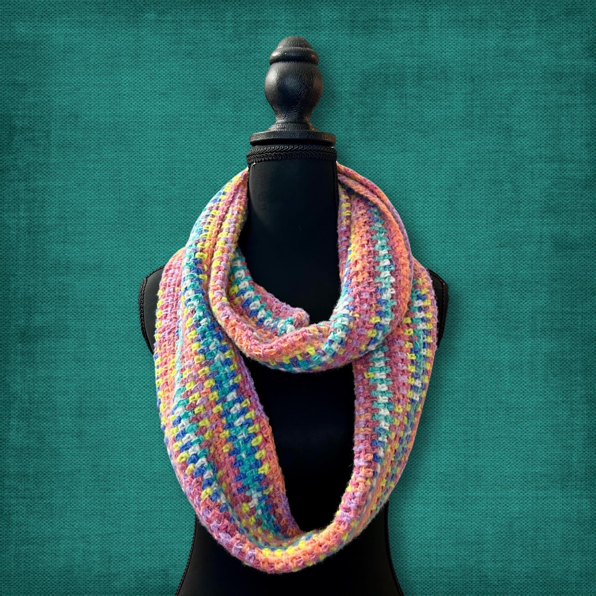 Softest Multicolor Infinity Scarf