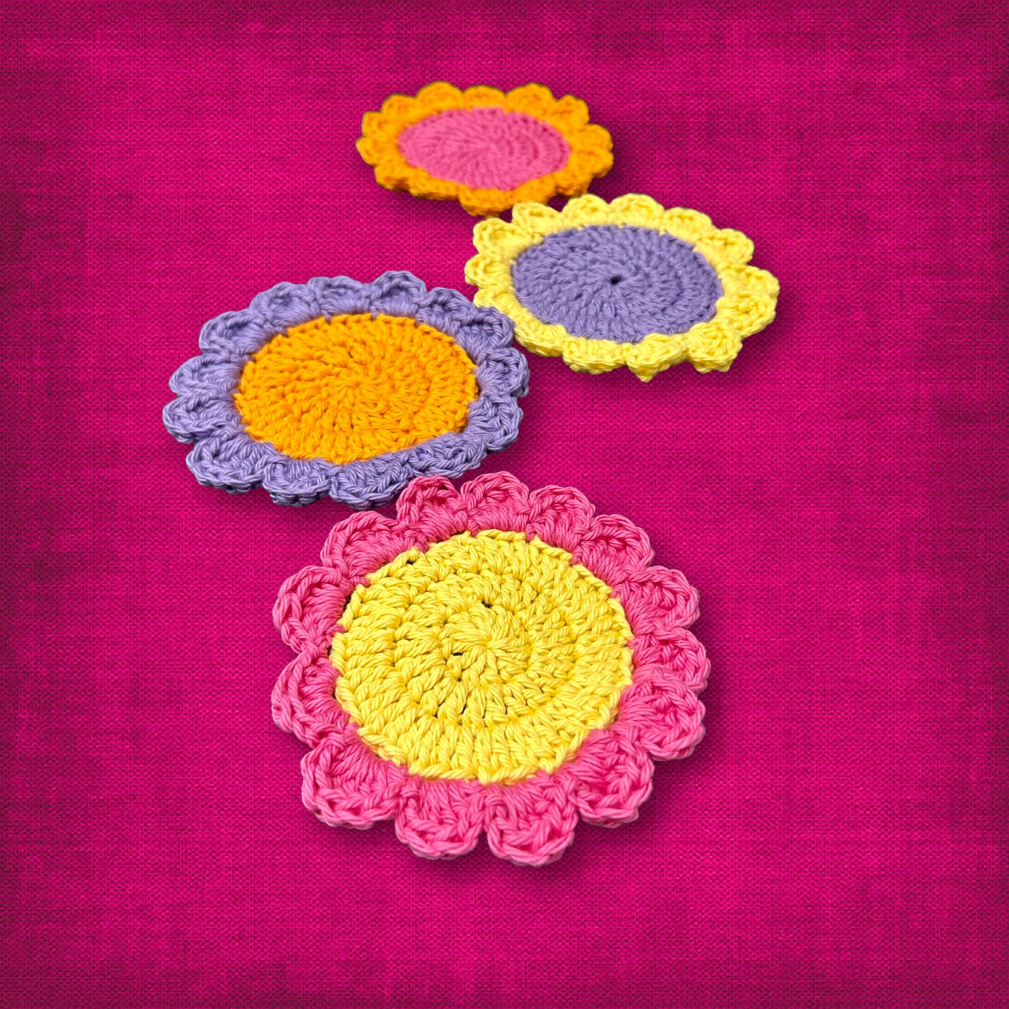 Bright Flower Coasters