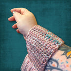 Pink Sparkle Japanese Knot Bag