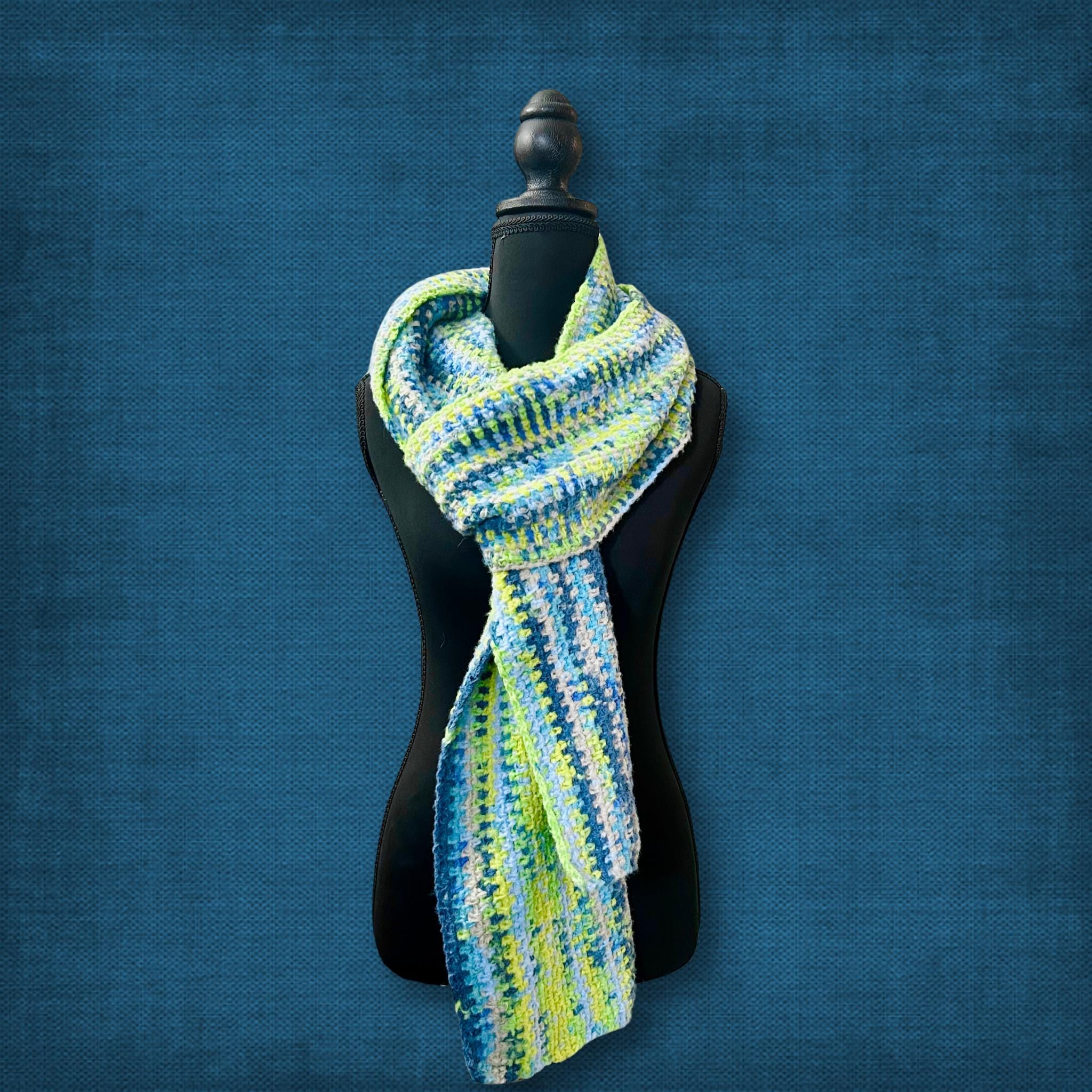 Lime Cloud Long Scarf