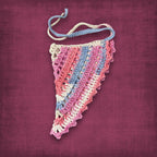 Pink Love Note Bandana