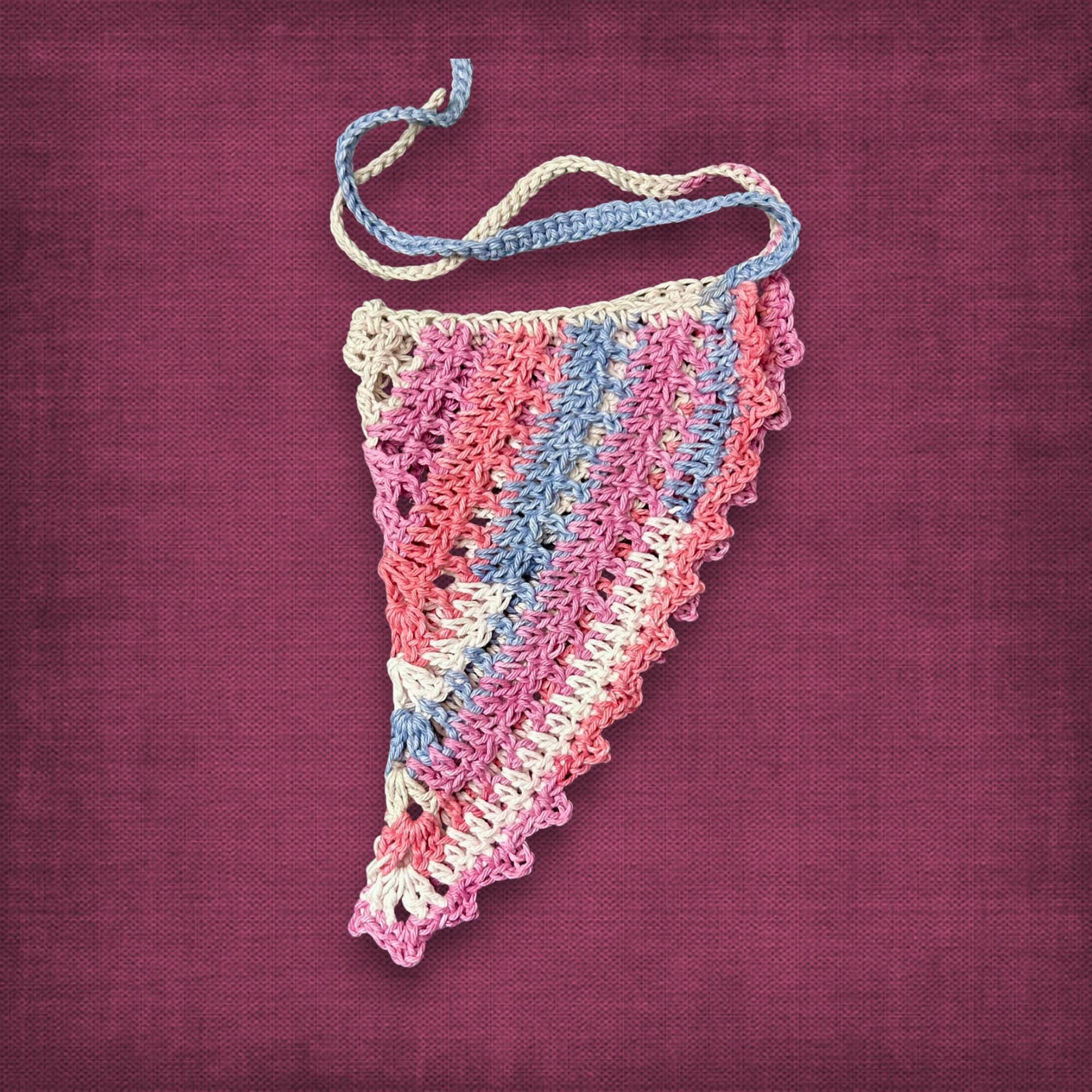 Pink Love Note Bandana