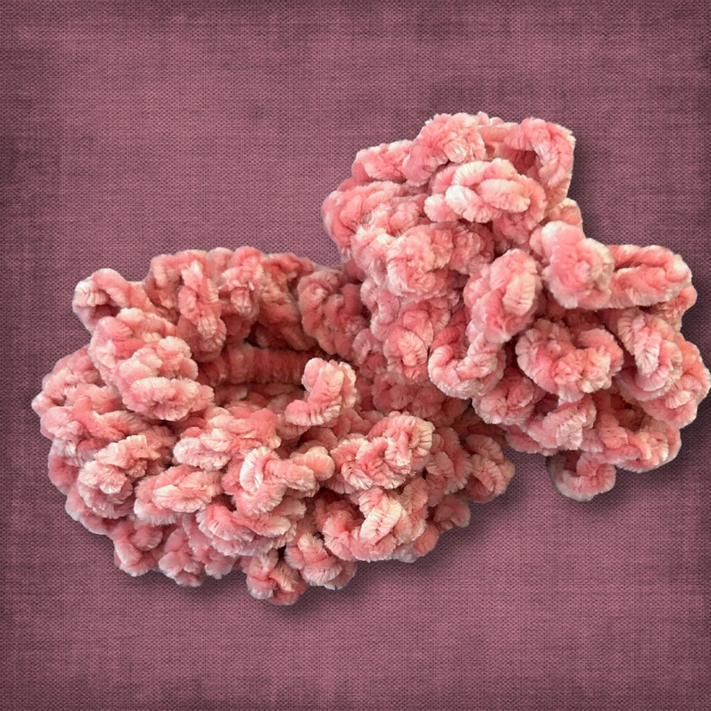 Velvet Dusty Rose Scrunchie