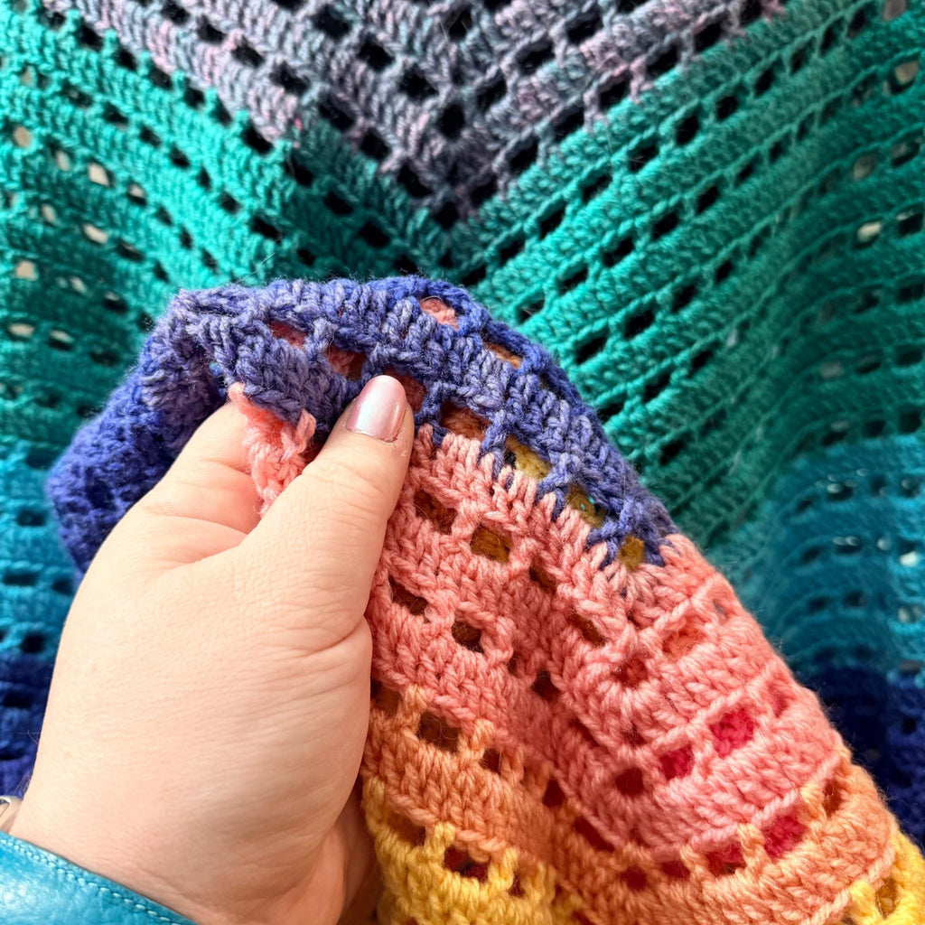 Colorful Soft Summer Shawl
