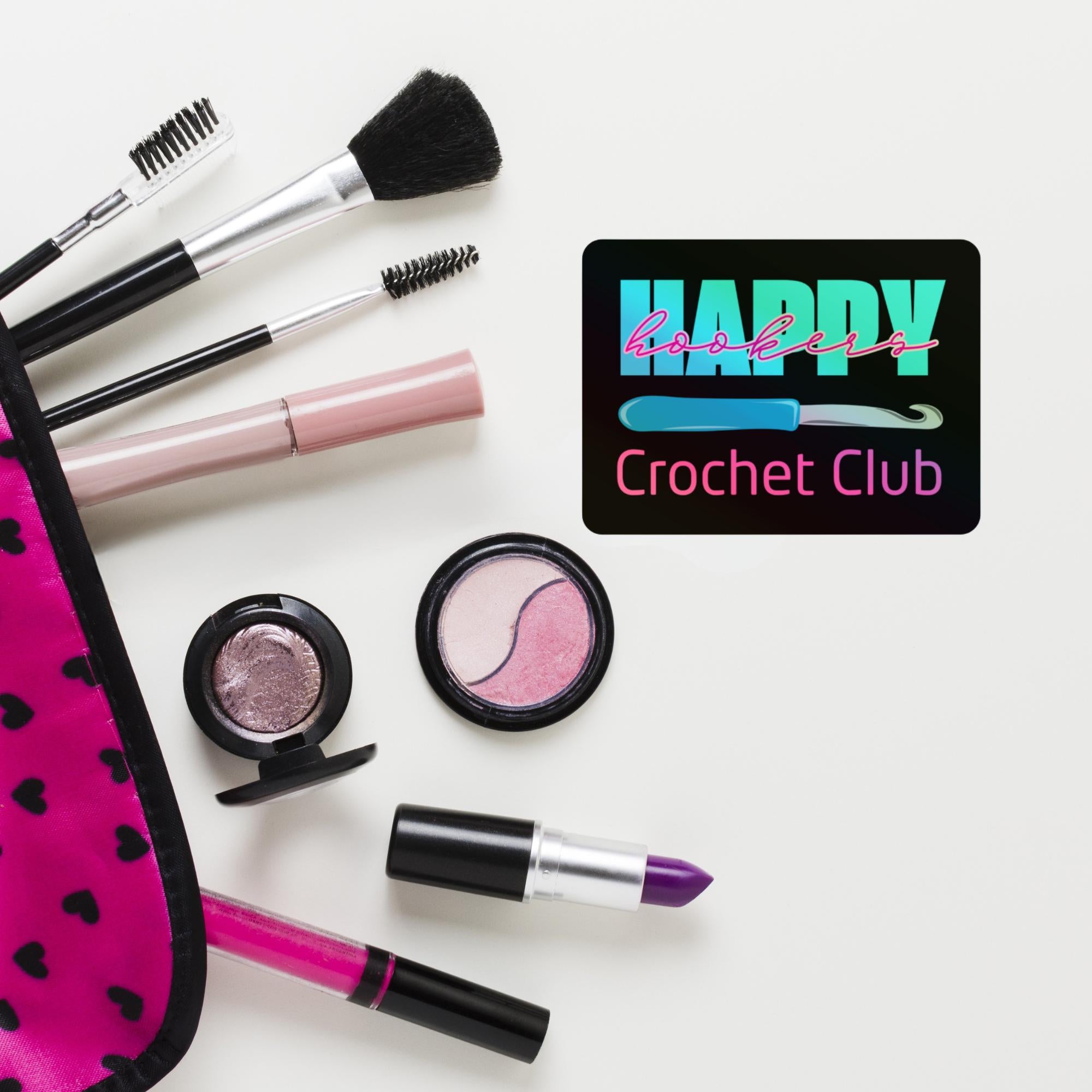 3″ Holo Sticker Happy Hooker