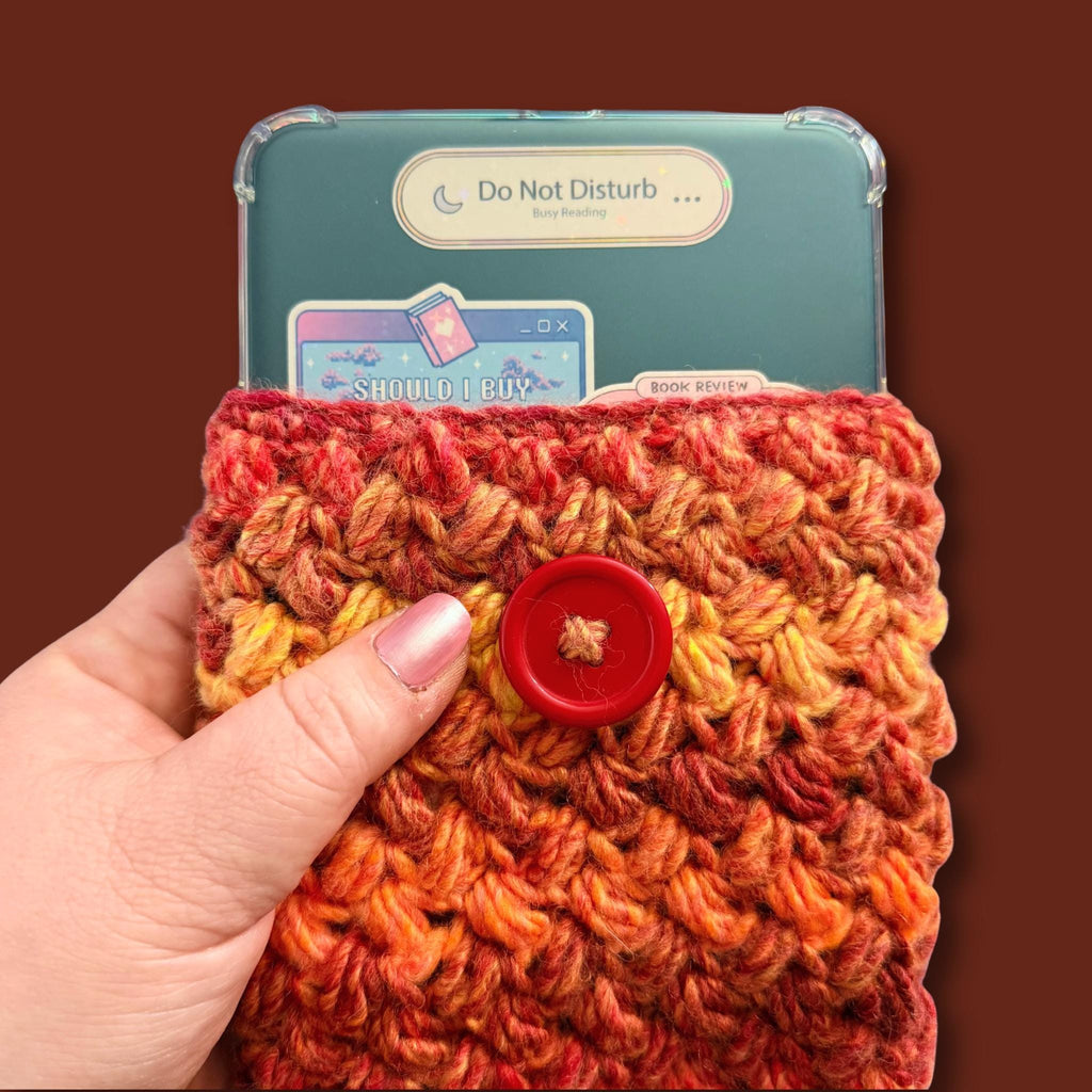 Fire Orange Nook / Kindle E-Reader Sleeve