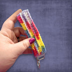 Colorful Spring Wristlet Keychain
