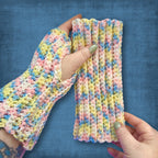 Adult L/XL Pastel Wrist Warmers