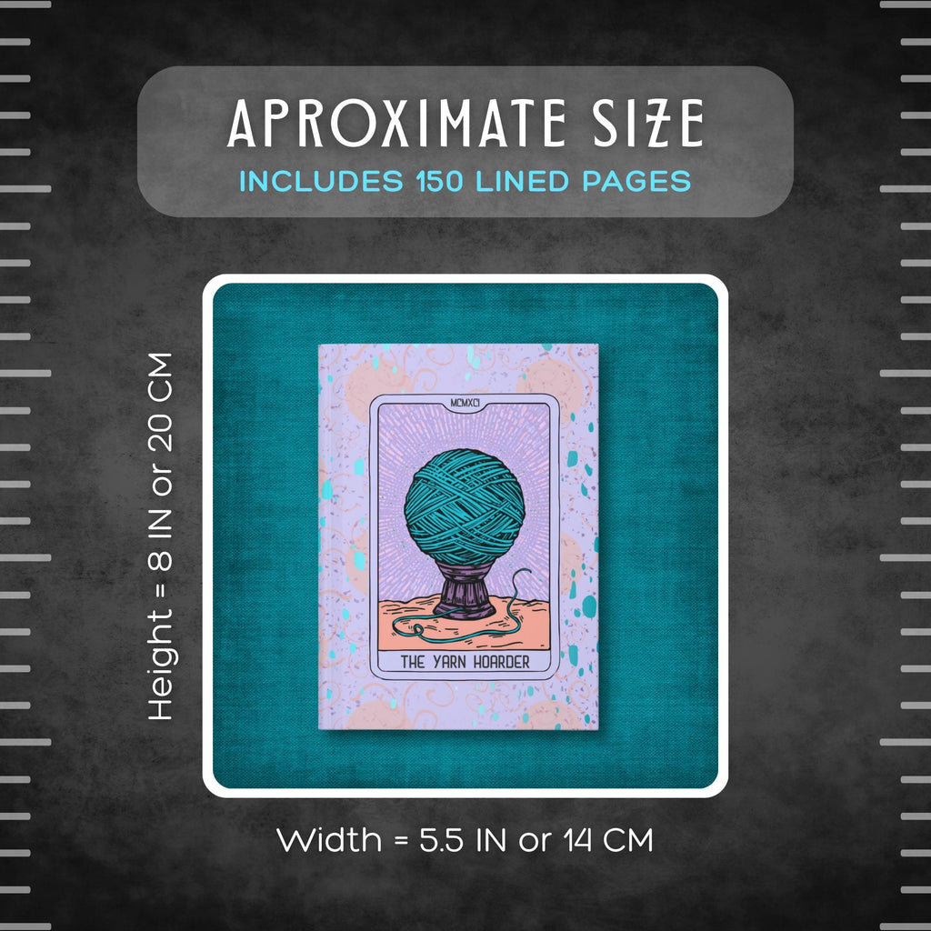 Yarn Tarot Card Hardcover Journal