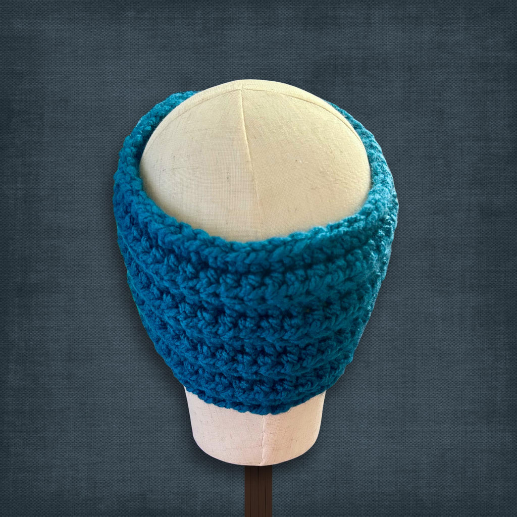 Adult M/L Deep Blue Ear Warmer