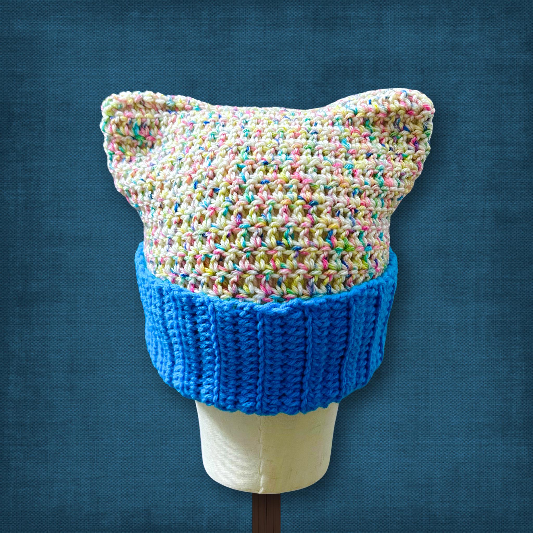 M/L Confetti Cat Ear Beanie