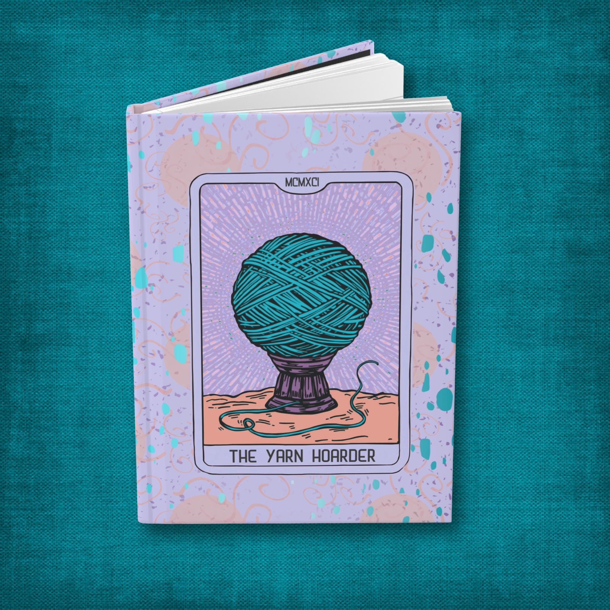 Yarn Tarot Card Hardcover Journal
