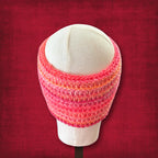 M/L Pink Lava Ear Warmer