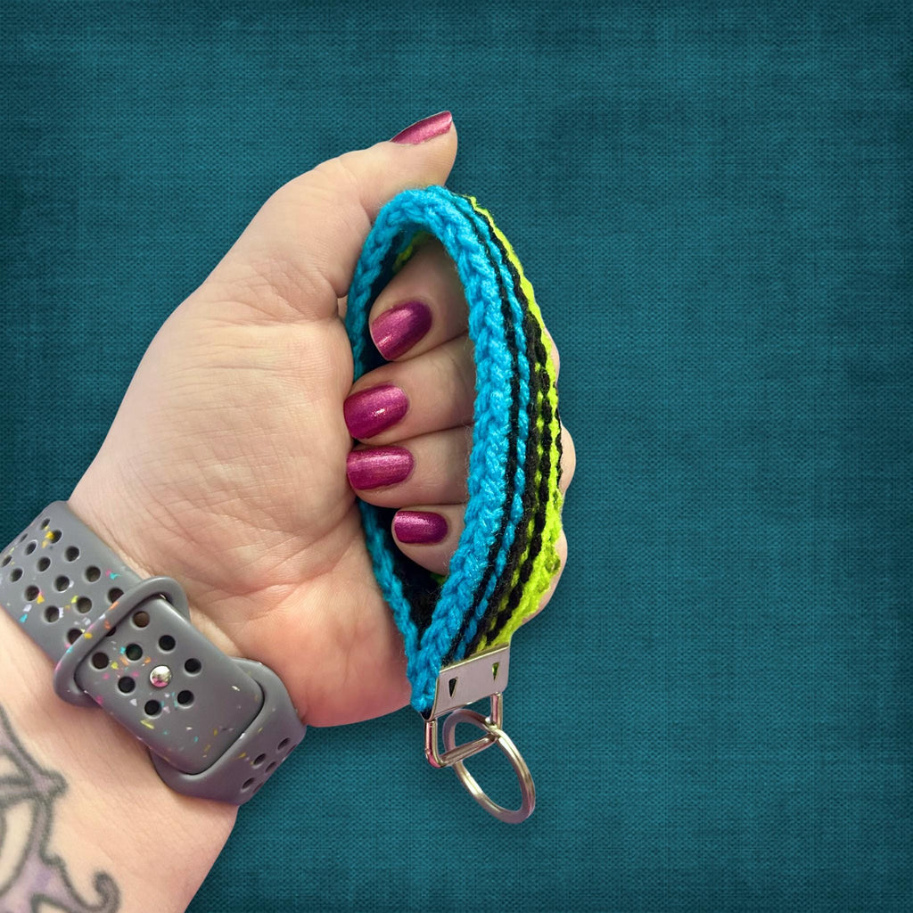Neon Wristlet Keychain
