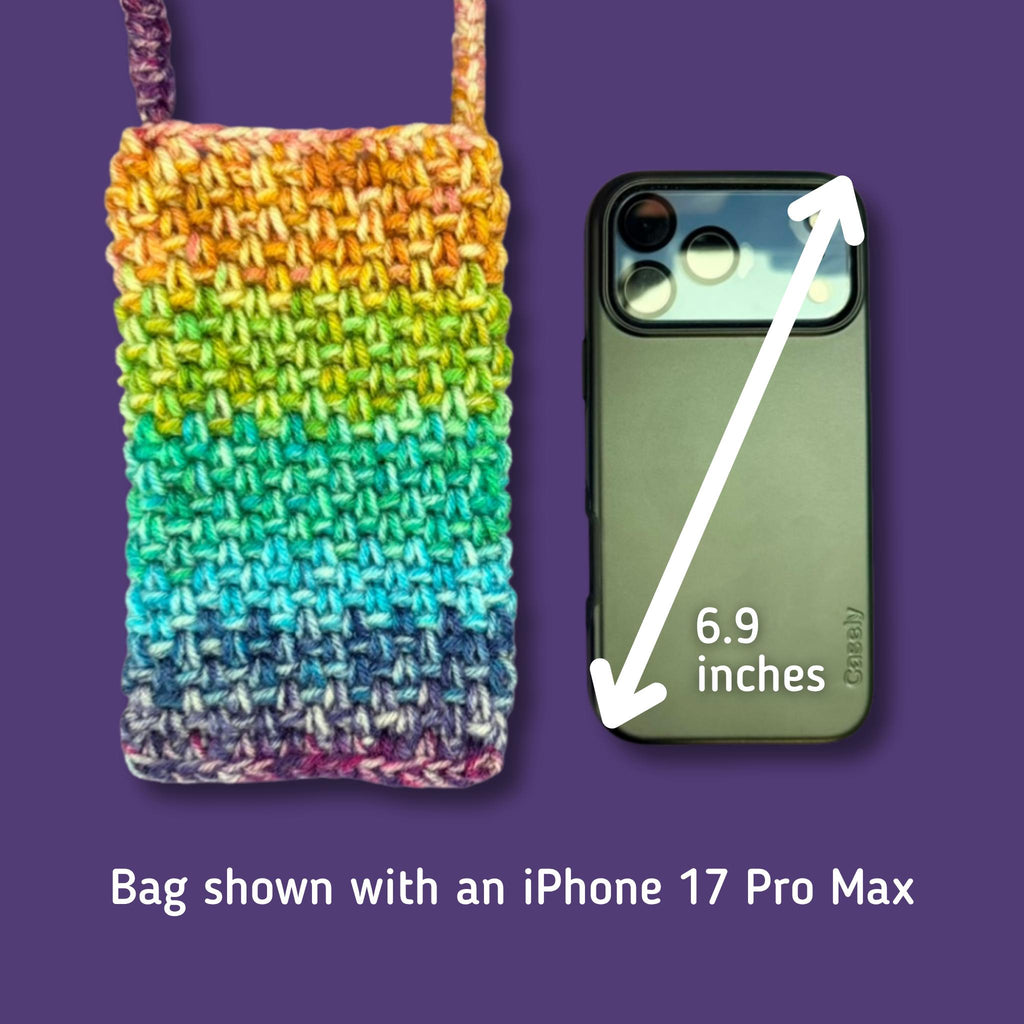 Rainbow Crossbody Phone Bag