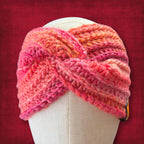 M/L Pink Lava Ear Warmer