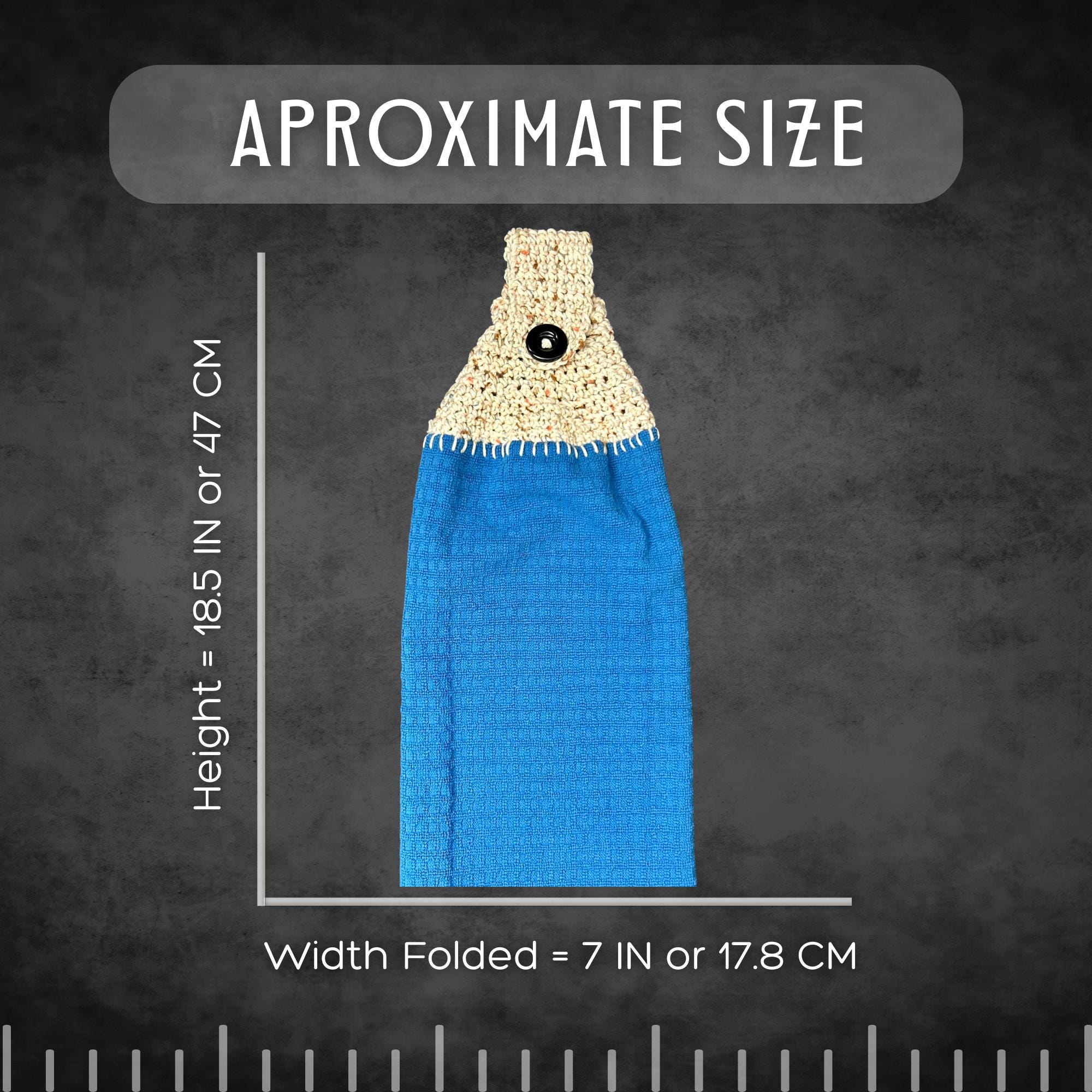 Beach Blue Hanging Towel