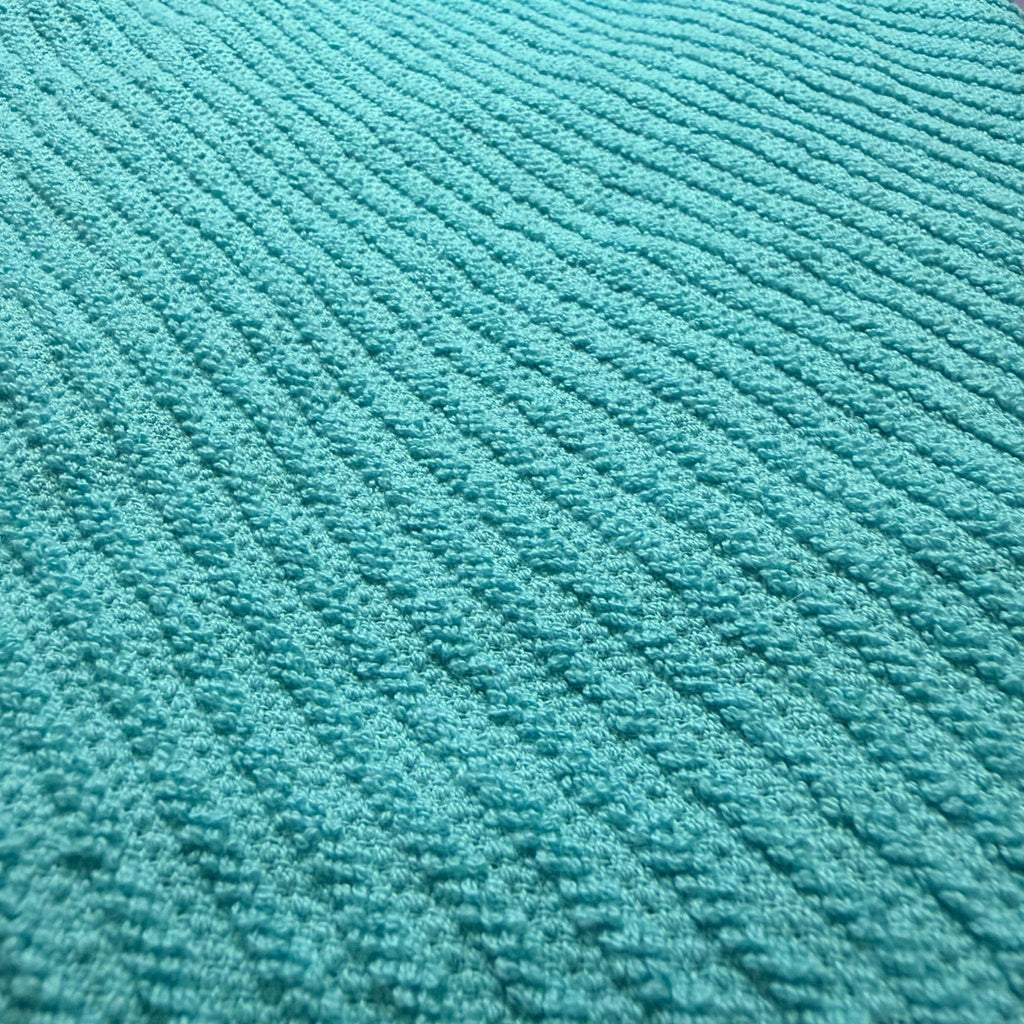 Retro Teal Blue Towel