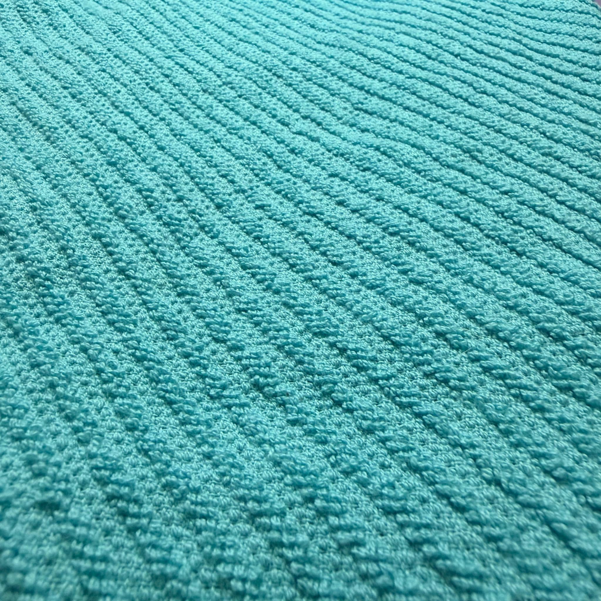 Retro Teal Blue Towel