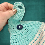 Light Blue Hanging Towel