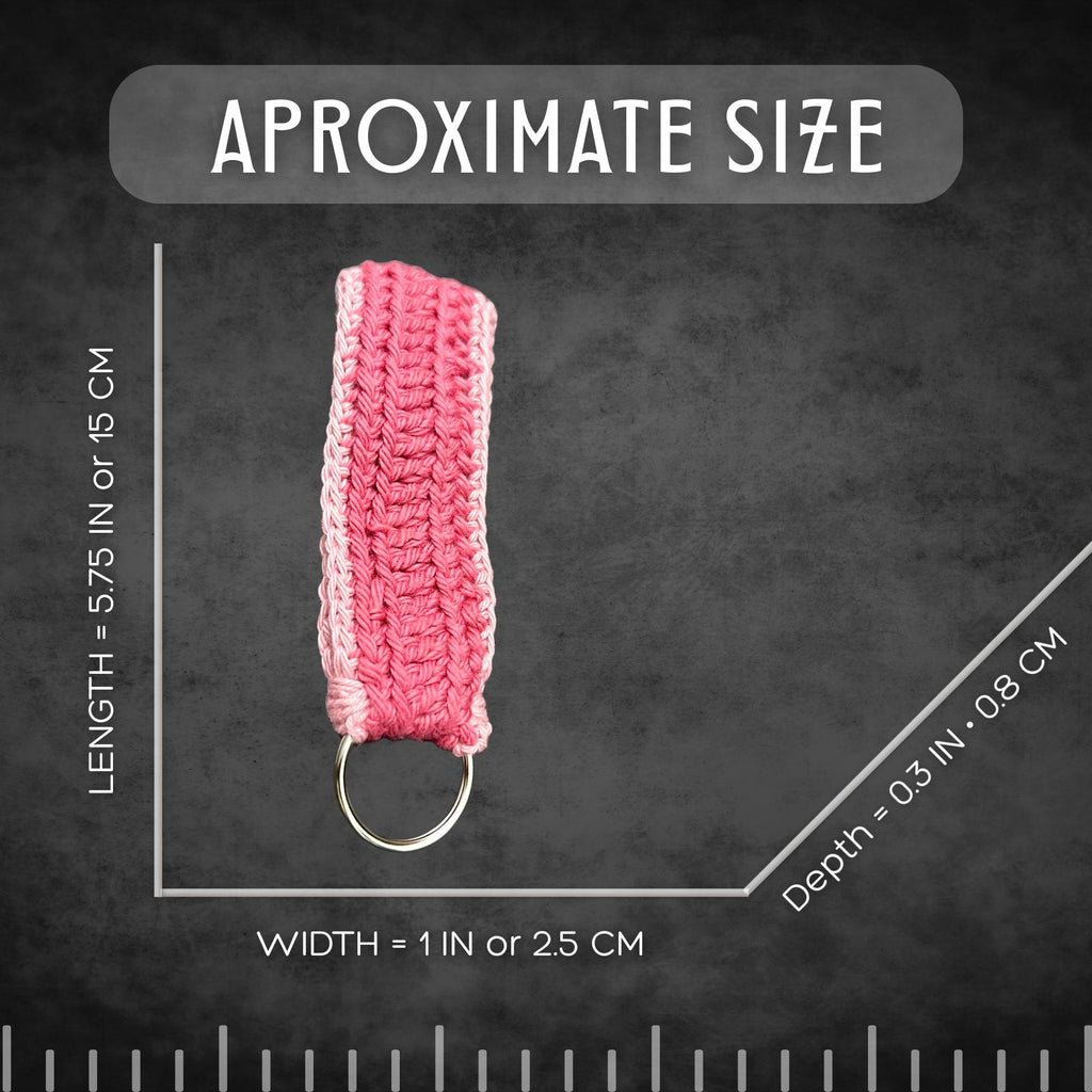 Pink Wristlet Keychain