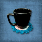 Soft Blue Floral Coasters
