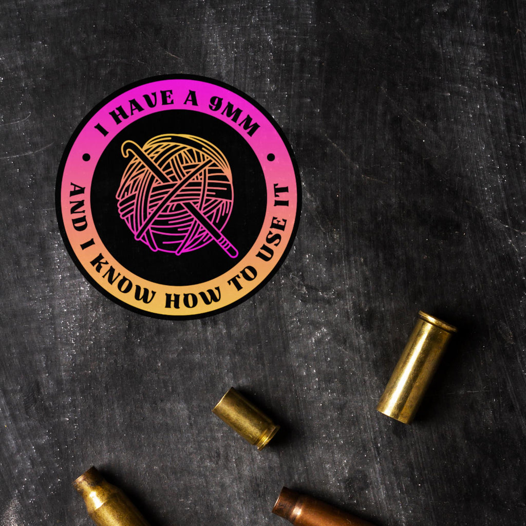 3" Matte Sticker 9mm