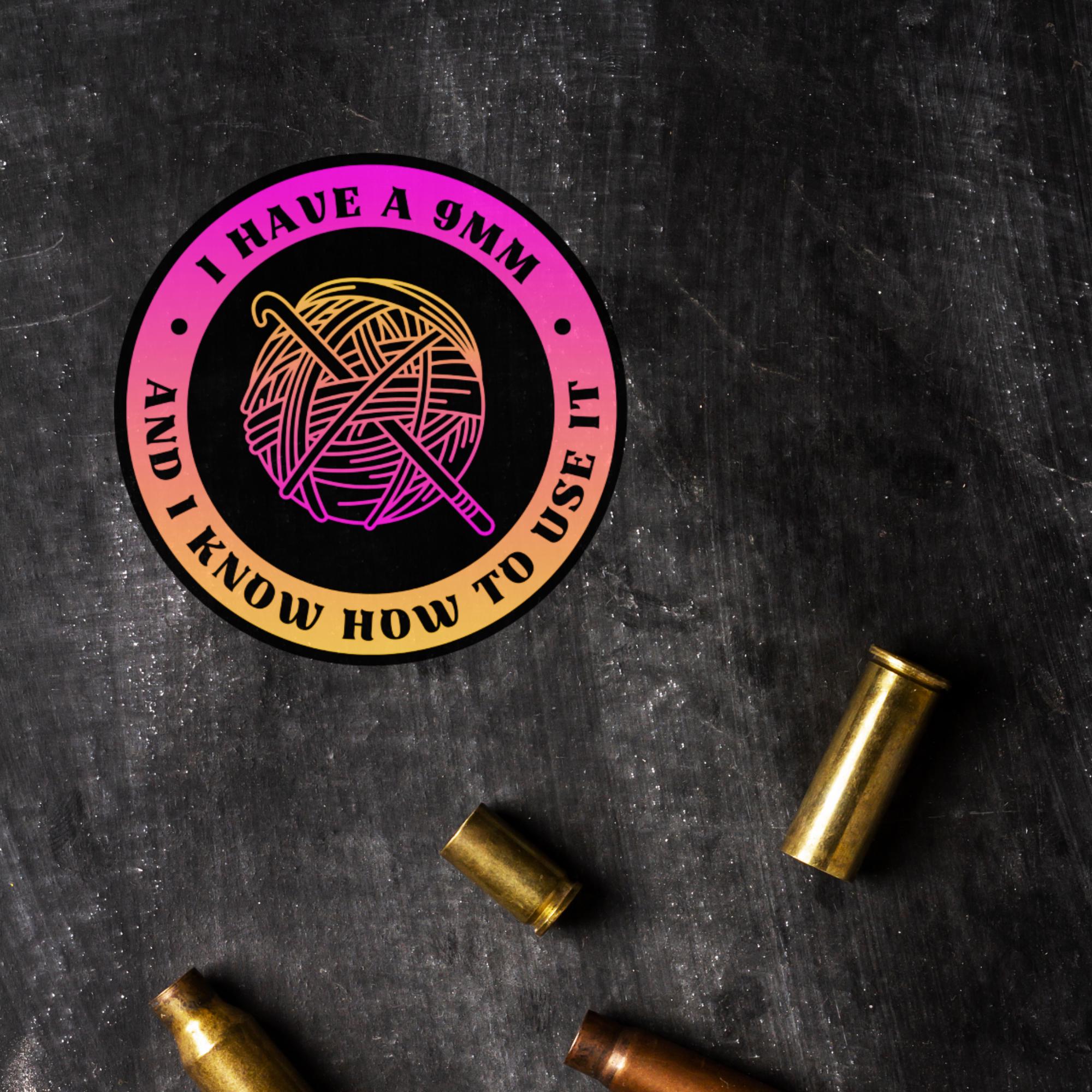 3" Matte Sticker 9mm
