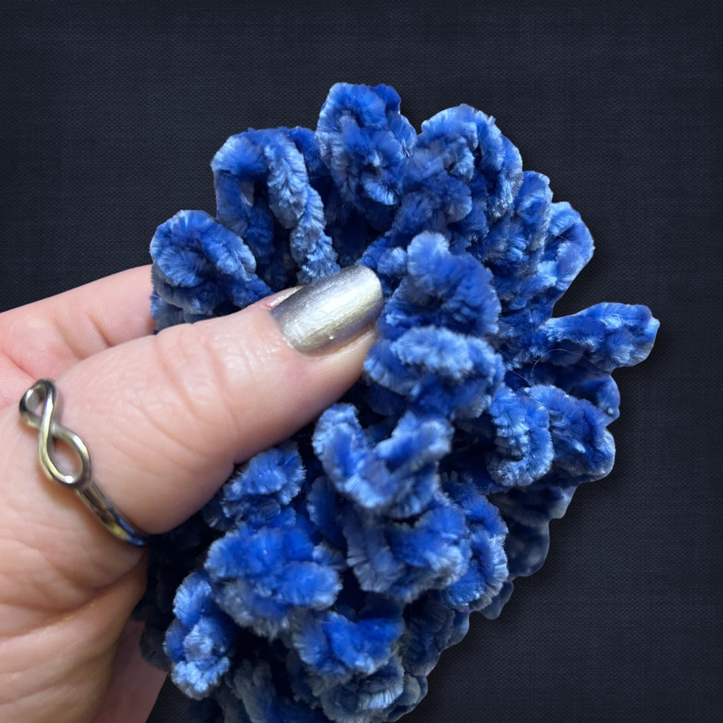 Blue Velvet Scrunchie