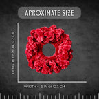 Red Velvet Hair Scrunchie